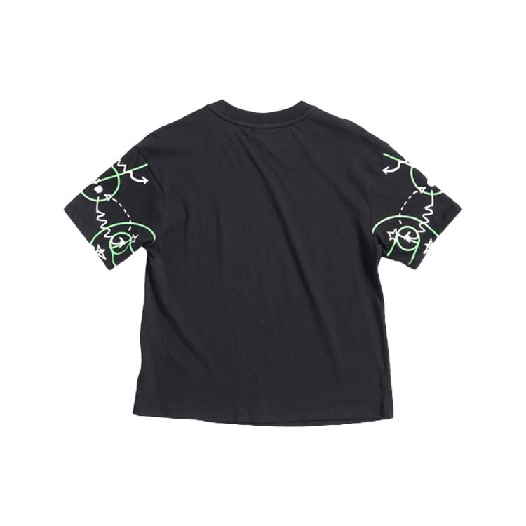 (WMNS) Nike Nsw Summer Hoops Casual Short Sleeve Black Women's CW6754-010