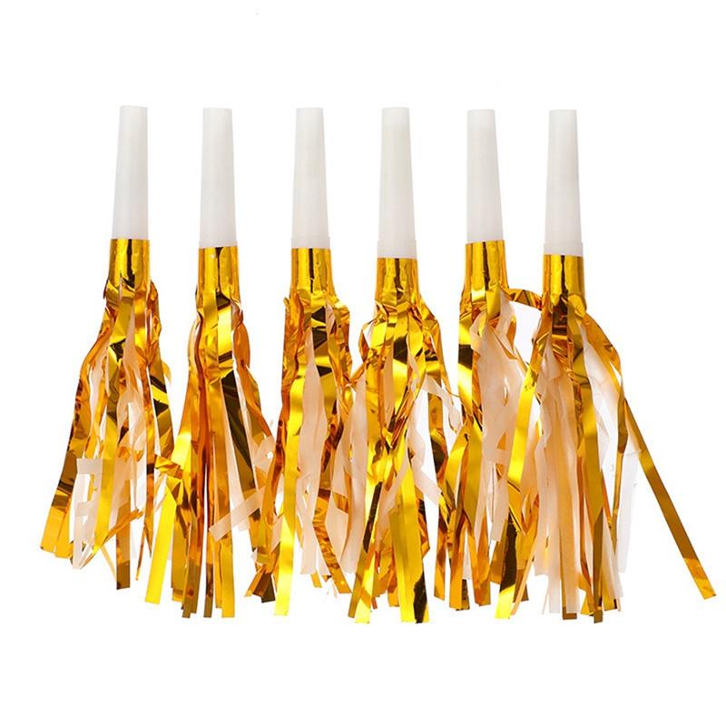 6 шт. металлическая фольга и пластиковый ручной помпон для вечеринки в честь футбола, декор, помпон для черлидинга