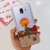 Чехол для Samsung Galaxy J4 2018 SM-J400F Роскошный Прозрачный Силиконовый Мягкий ТПУ Чехол для Телефона Для Samsung J4 Plus J4+ J415F Задняя Крышка Capa
