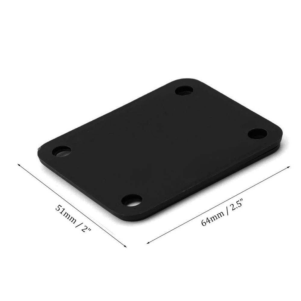 Gold Mounting Plate With Screws Parts Guitar Neck Plate Joint Back Electric ST