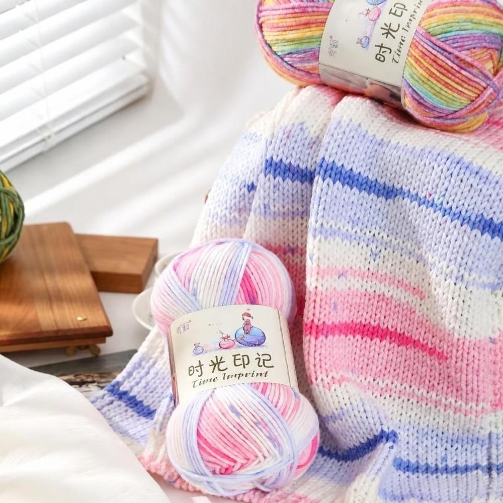 100g Per Roll Knitting Yarn Soft Handmade Yarn Knitting Sweaters Bags Blankets