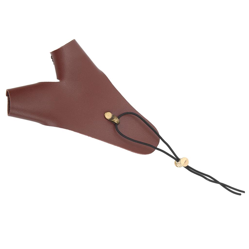 Защита руки для стрельбы из лука Кожа PU Перчатка-защита руки для стрельбы из лука для традиционной стрельбы из лука на открытом воздухе