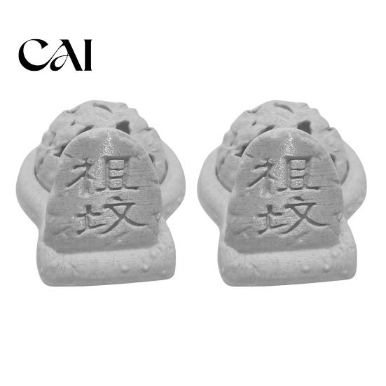 Creative PLA Incense Burners 3D Printed Tomb Burner Ornament, Imitation Stone Texture Unique Prank Gifts for Friends Burner, Desktop Holder