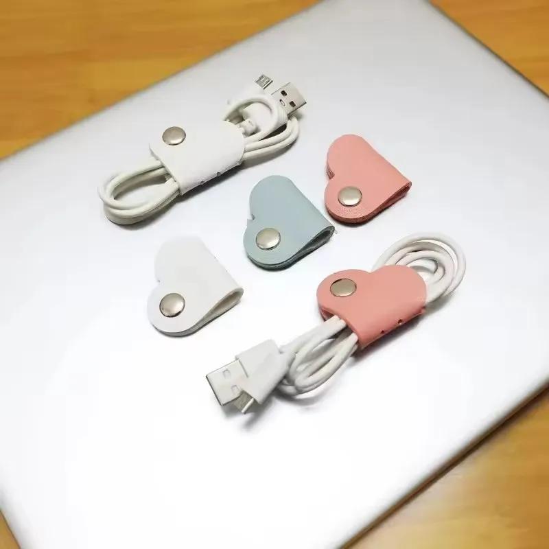 Xiaomi Мини-катушка для кабеля, органайзер для кабелей, зажимы, держатель для провода мыши, держатель для наушников, держатель для USB-зарядного устройства, органайзер для рабочего стола, защита кабеля
