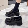 Women's Patent Leather Square Toe Chunky Heel Pumps,Mid Heel Princess Shoes