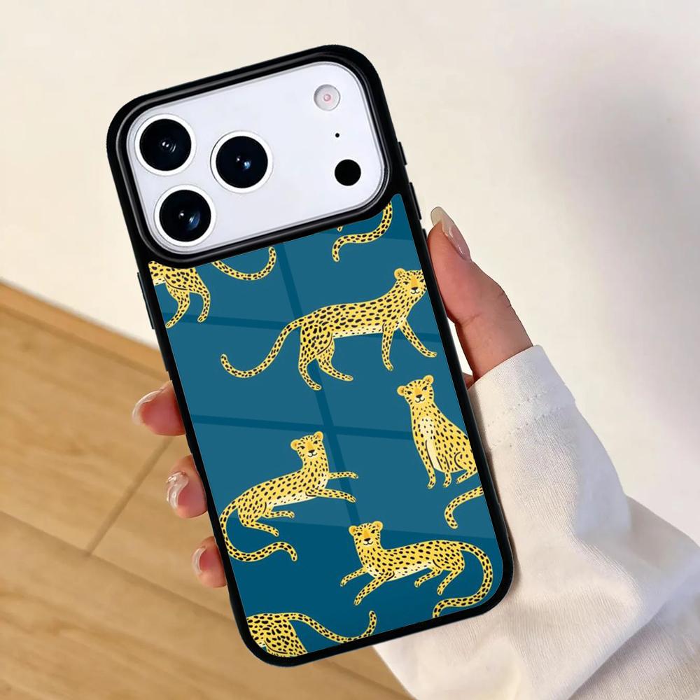 Cheetah Panther Mobile Phone Case for IPhone 17 AIR 16pro Max 15 14 13 12 11 Bumper Cover