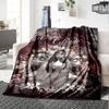 Corpse Bride Print Flannel Blanket High Quality Warm Comfortable Cover for All Seasons Perfect for Gifts Home Decor