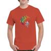 Four Seasons Outdoor Leisure Astronaut 2D модный принт мужская футболка большого размера для взрослых с круглым вырезом с коротким рукавом спортивная комфортная