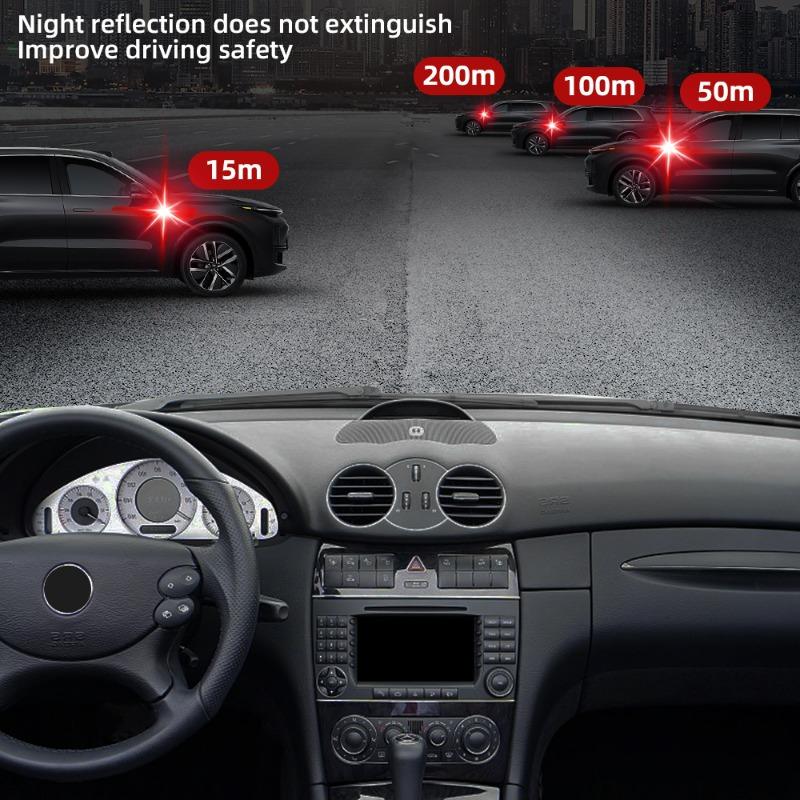 Шлем Предупреждающие Светоотражающие Наклейки Безопасность Автомобиля Водонепроницаемый ПВХ Предупреждающая Полоса Высокой Видимости Ночная Безопасность Рамка Светоотражающая Наклейка