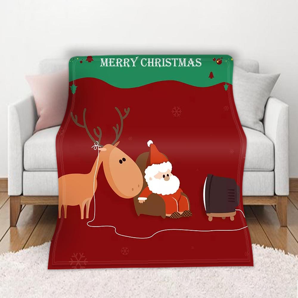 3D рождественское фланелевое одеяло, мягкое, легкое, теплое для гостиной, спальни, кровати, дивана, детей, взрослых, подарки