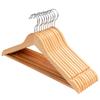 Clothes Rack, Solid Wood Clothes Rack, Non-slip Clothes Hanging Wooden Clothes Support, Clothes Drying Rack 10 Pack