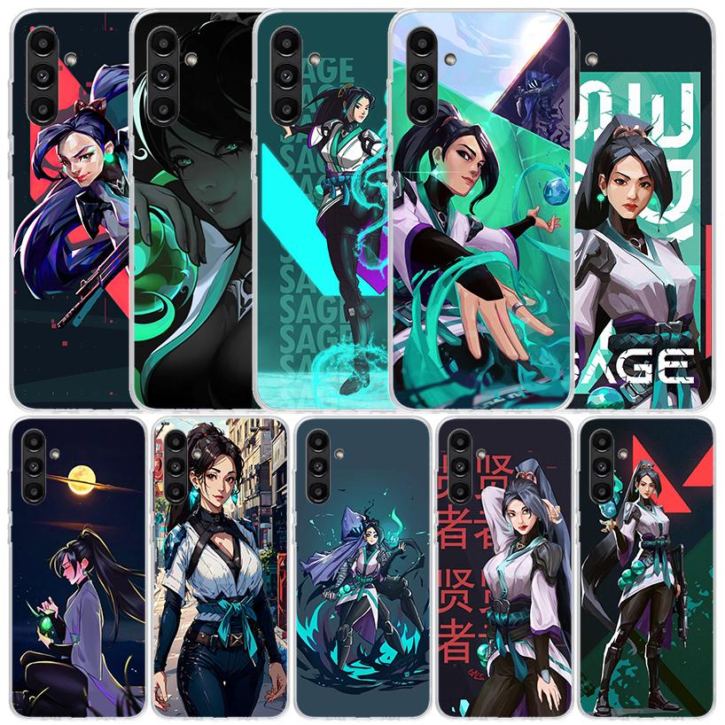 Чехол для телефона Valorant Sage для Samsung Galaxy A17 A37 A57 A16 A15 A14 A13 A56 A55 A54 A53 A36 A35 A34 A33 A26 A25 A24 A23 Galaxy A