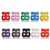 Multi-colors 4mm Bean Toggle Clip Apparel Shoelace Buckle Stopper Cord Lock Sportswear Accessories