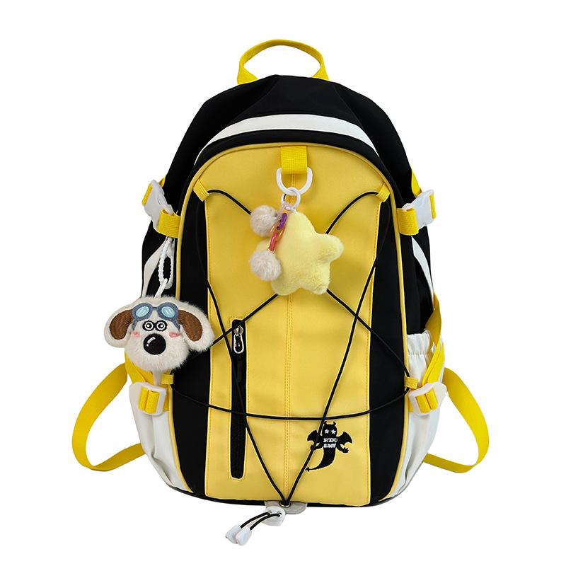 College Students, Middle School Students, Leisure Large-capacity Schoolbags, New Color Matching Backpacks, Travel Backpacks