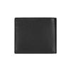 Gucci Striped Web Detail Short Bifold Leather Wallet Men's Black