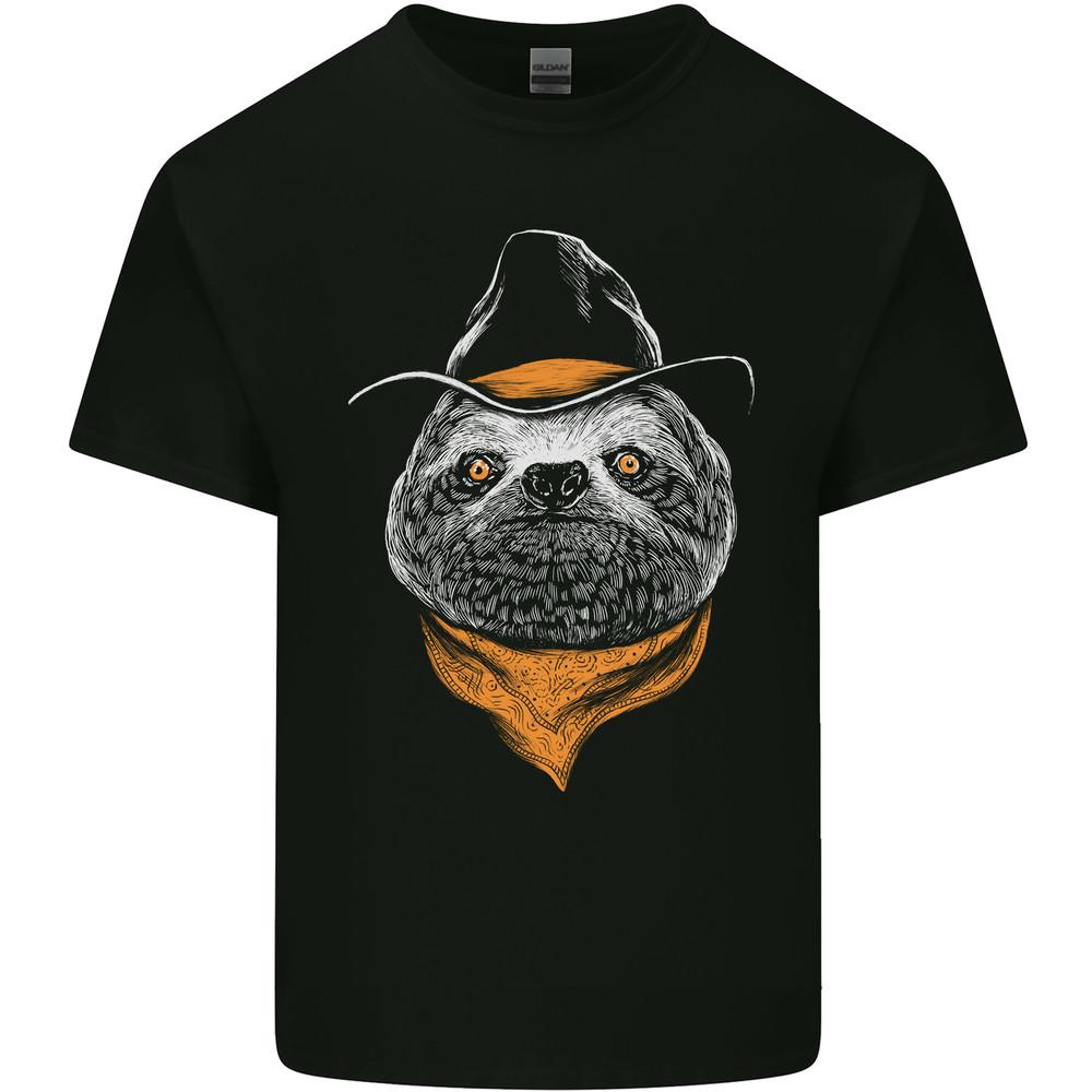 A Sloth Cowboy Mens Light Cotton T-Shirt Unisex T-Shirt