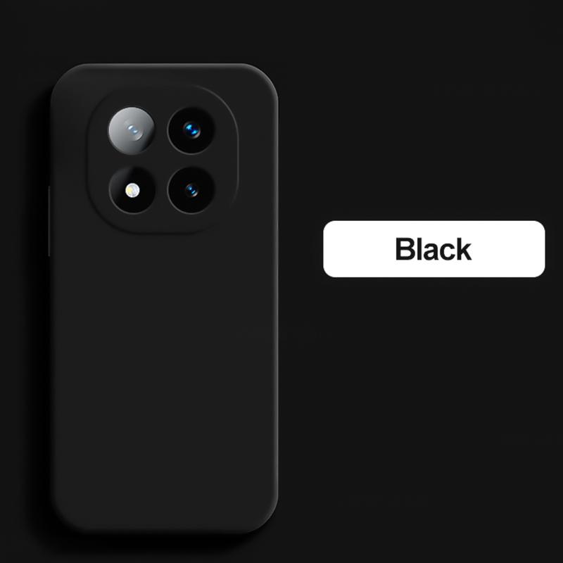 Мягкий чехол из жидкого силикона для Xiaomi Redmi Note 14 13 12 11 10 Pro Plus Redmi Note 12S 11S 10S Ударопрочный защитный чехол для телефона