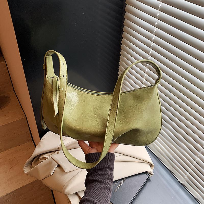 Сегодняшняя популярная женская сумка-пельмень большой вместимости, новая модная простая и универсальная наплечная сумка-мессенджер