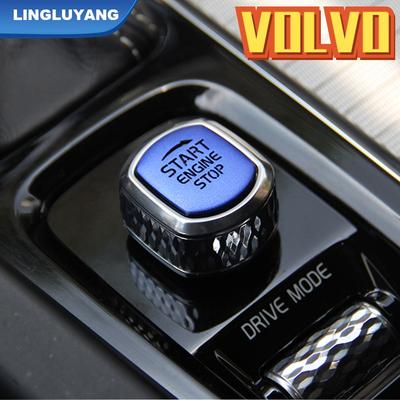 Автомобильные аксессуары для volvo XC60 XC90 S90 V90 V60 S60, кнопка запуска, нашивка для стояночного ручного тормоза, декоративные наклейки для автомобиля, Стайлинг автомобиля