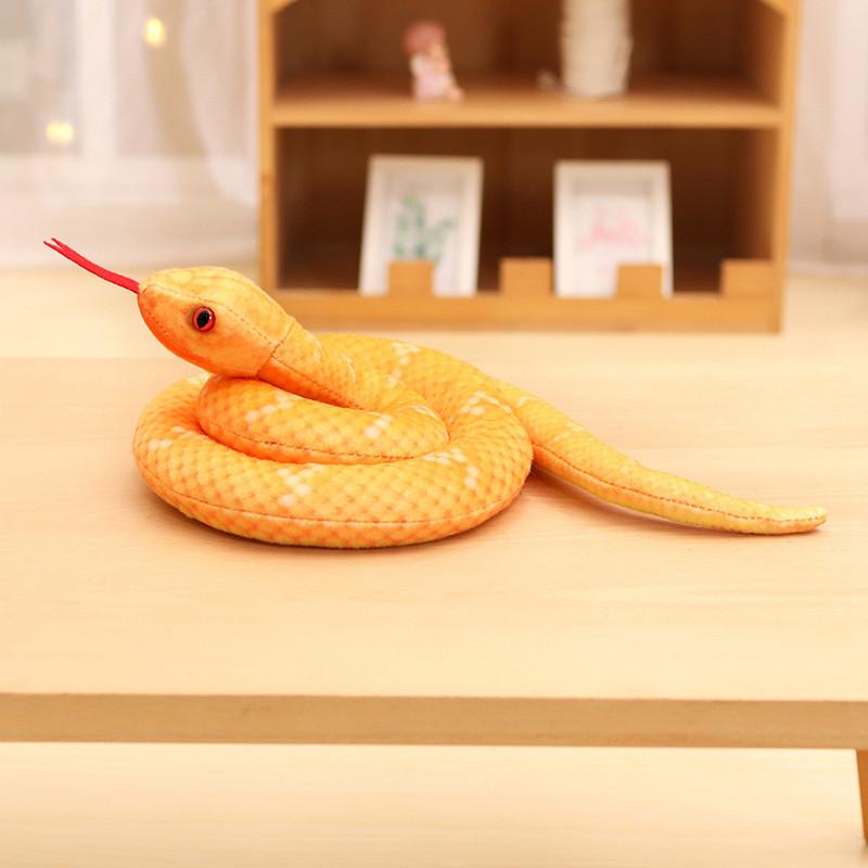Игрушка Змея Плюшевая Симуляция Наполнитель Куклы Декор Комнаты Подарок Игрушки Розыгрыш Реквизит Украшение