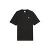 Cotton Solid Color Casual Crew Neck Short Sleeve T-Shirt Men Tops Black 625925-01