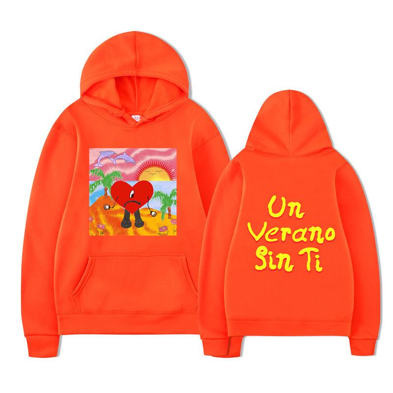 Year Un Verano Sin Ti Bad Bunny New Album Hoodie Hooded Men'S And Women'S Sweaters