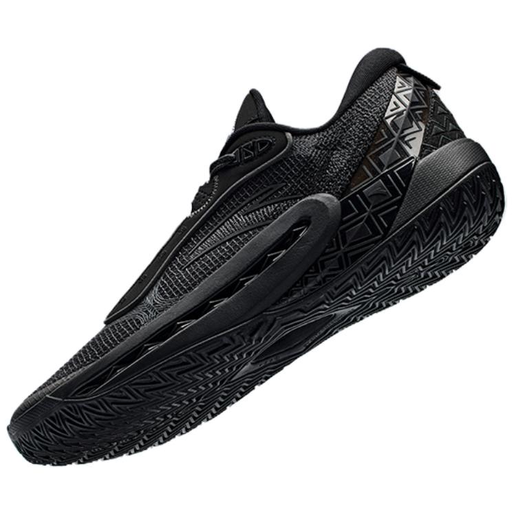 Anta Кроссовки для баскетбола Crazy Tide 6 с технологией Nitrogen, нескользящие, прочные, среднего размера, черные, 112431106Q-5