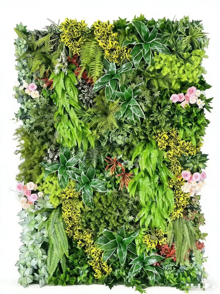Artificial Green Wall Decoration - Indoor/Outdoor Plant & Flower Modular Background Wall