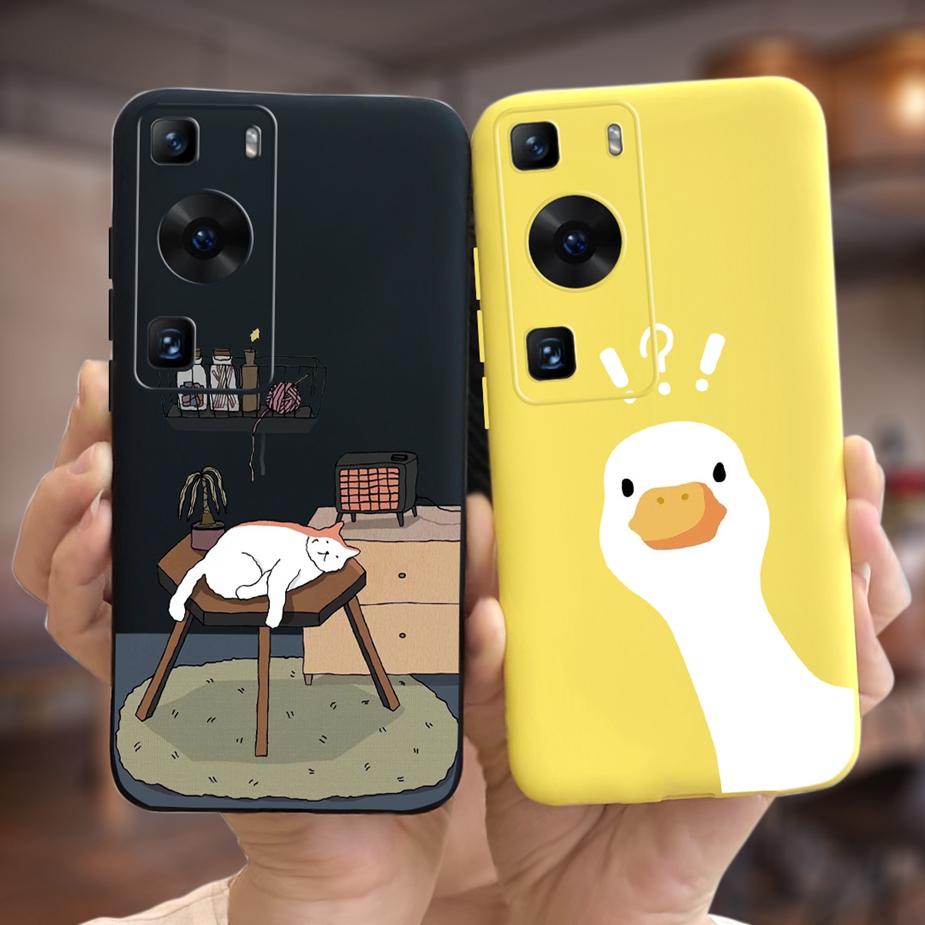 Чехол для Huawei P60 Pro LNA-AL00 Милый мультяшный чехол Мягкий силиконовый чехол для телефона Для Huawei P60 Art P 60 Pro P60Pro Fundas Бампер