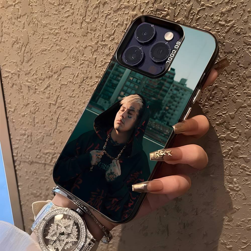 Rapper AMERI D-DUKI For iPhone 17,16,15,14,13,12,11,Mini,Pro,E,SE4,XS,MAX Black Candy Matte Cover