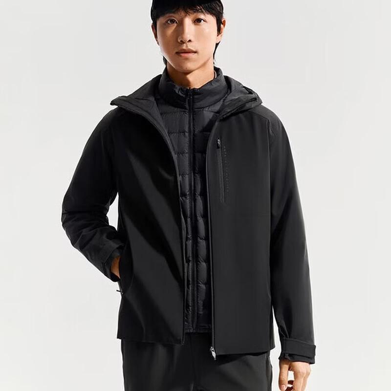 ANTA Men's 3-in-1 Waterproof Hooded Jacket