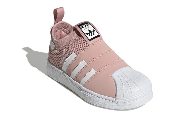 adidas Оригинальные кроссовки SUPERSTAR 360 2.0 Низкие для скейтбординга Детские Розовые Дети Возраст 3-7 лет GY3790