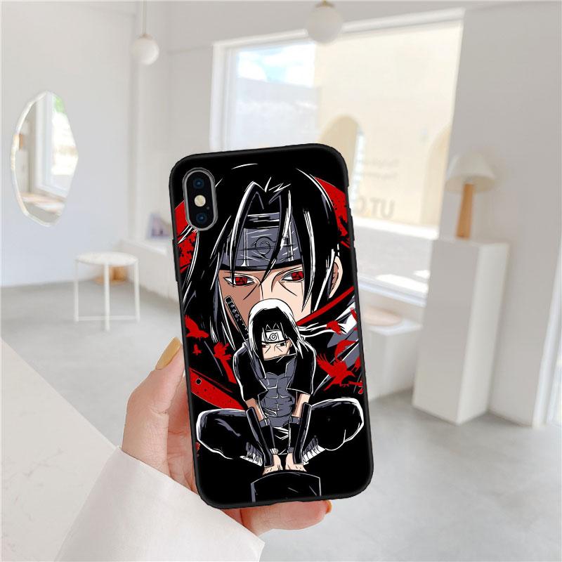 Мягкий чехол для телефона PP4 Аниме Наруто для iPhone 16 15 14 13 12 Pro Max Plus Mini