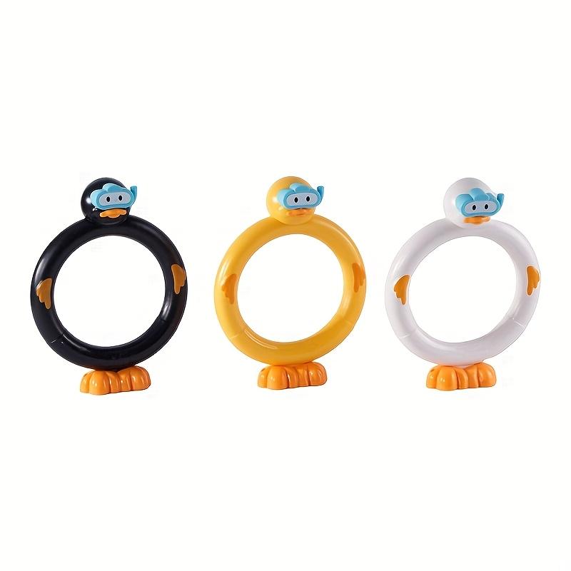 Кольцо ныряющей утки, Игрушки для ныряния, Игрушки для бассейна, Водные игры для вечеринок у бассейна, Тренировочные призы для водных игр, Популярные летние игрушки для игр в воде. Игры и мероприятия для вечеринок