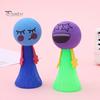 10 шт., пружинная игрушка-прыгун, пресс для детей, прыгающий мультяшный мяч, пусковая установка, игра для малышей, мальчиков и девочек, сувениры для вечеринок в детском саду, подарочные пакеты, наполнители