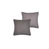 Coussin - Pop - 45 x 45 cm - Gaze de coton - Déhoussable - Taupe