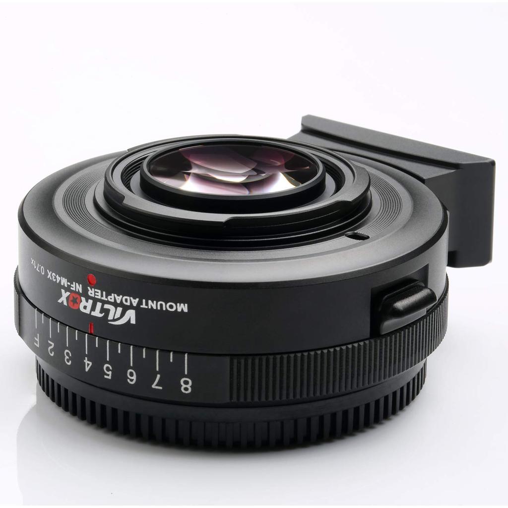 Viltrox Переходник-адаптер NF-M43X 0.71x Speed Booster Ручная фокусировка Объектив Nikon G D на камеру Micro Four Thirds Преобразование для Panasonic Olympus M43
