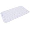 Durable Antimicrobial Air Pocket Bubble Bath Mat with Suction Cups Non-Textured Surfaces Comfortable Shower Relaxation 14x26