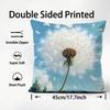 Модная Наволочка с Одуванчиками Плюшевая Ткань Мягкая Двусторонняя Печать Диван Теплая Зимняя Дом Детский Подарок Чехол для Подушки
