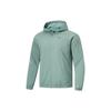 Fitness Series Windproof Water-Repellent Three-Dimensional Cut Fleece-Lined Hooded Zip-Up Sports Jacket Men Jackets Lake-Blue AFDU089-5