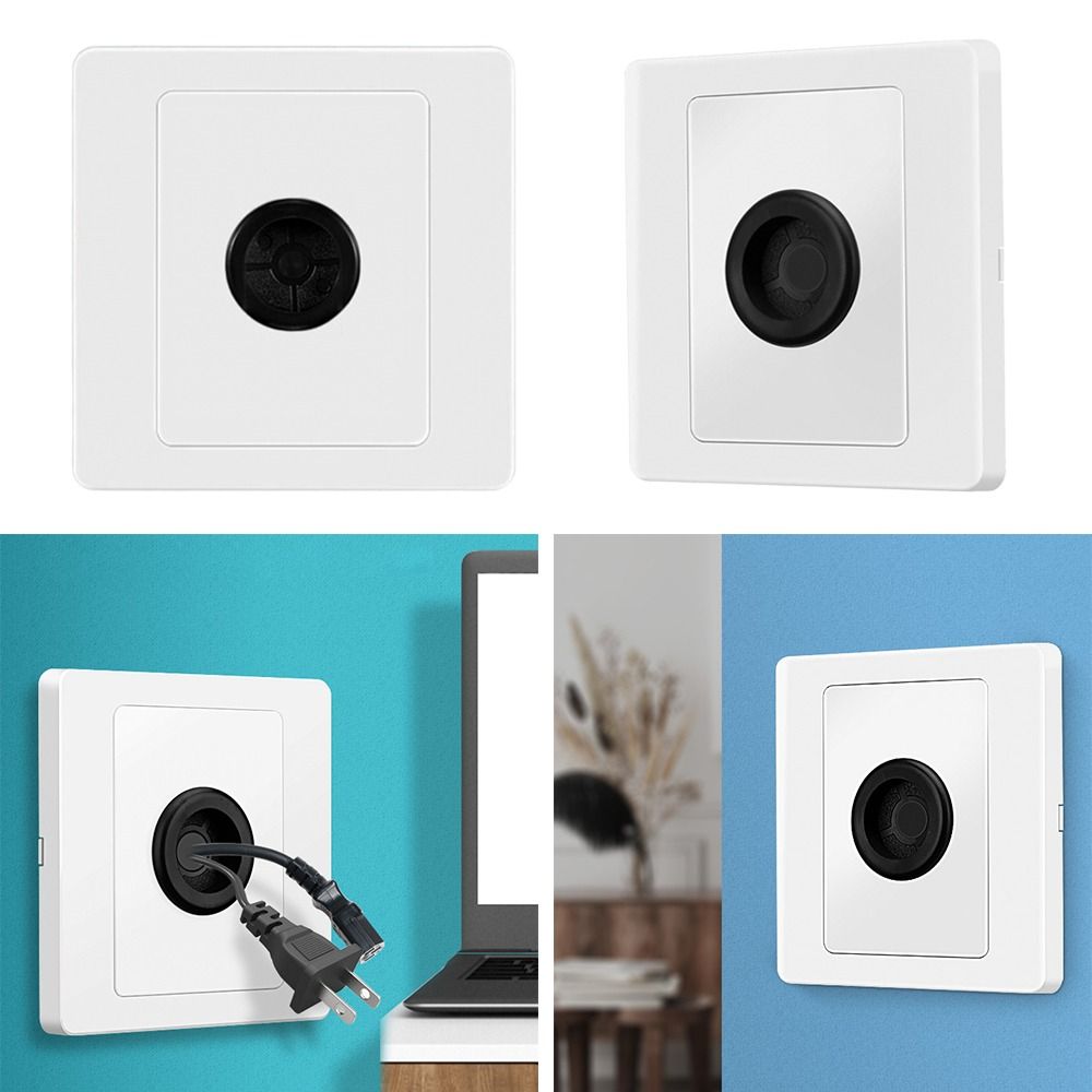 With Rubber Pad Cable Socket Panel 86Type Decorative Cover Wall Blank Panel  Office