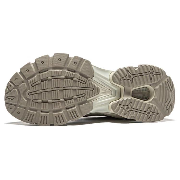 Li Ning Lijun BOW Sports Shock Absorbing Non-Slip Low-Touch Running Shoes Men sneakers Green Gray AZGU007-1