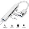 Mini Docking Station 4 Port High Speed USB Expander 3*USB 2.0 USB 3.0 HUB Splitter
