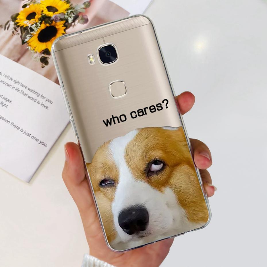 Красивый чехол с принтом для Huawei GR5 KII-L22 KII-L21 / GR5 2017 BLN-L21 BLN-L22 Мягкий силиконовый ТПУ задняя крышка Чехлы для телефона