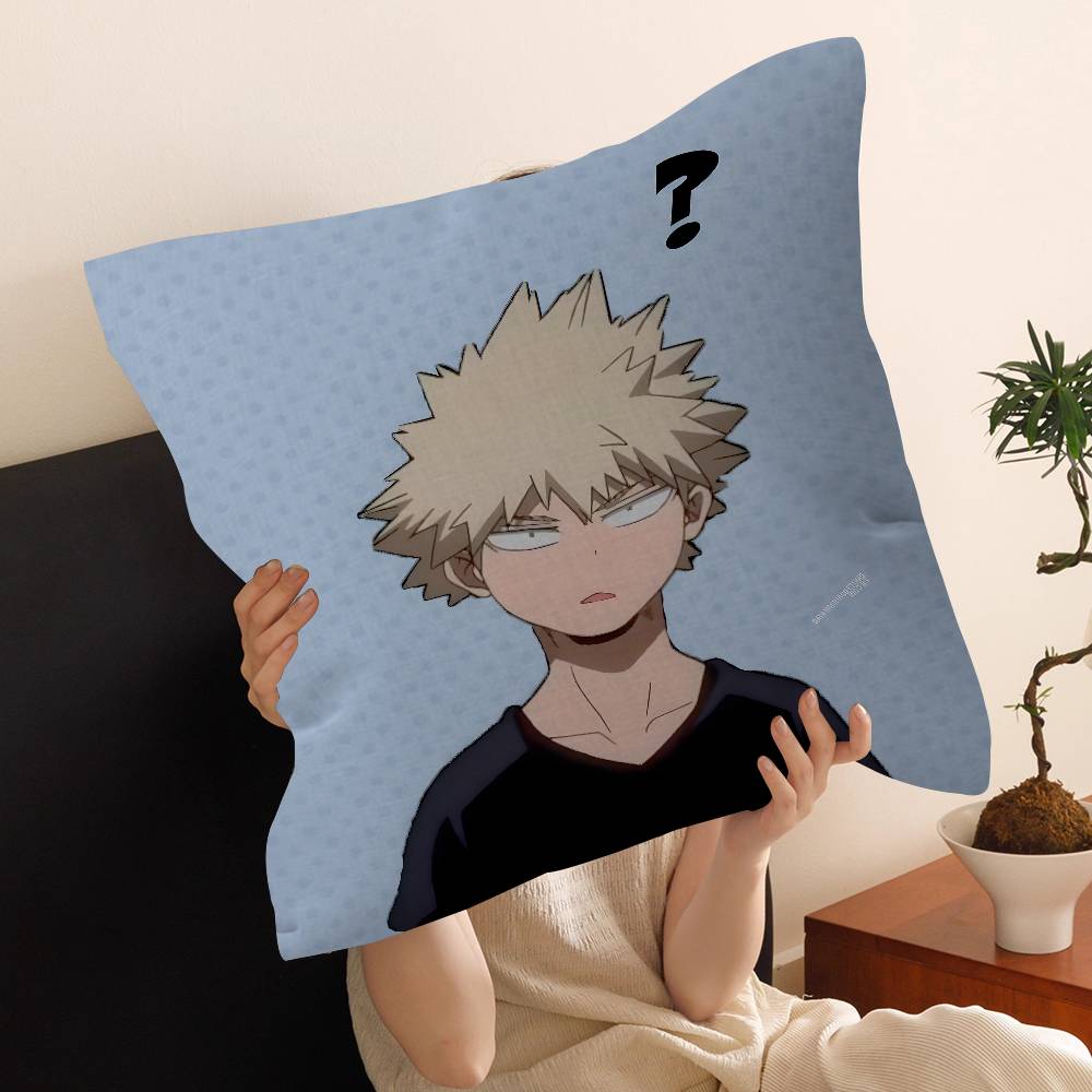 Anime MMy HHero Academia Katsuki Bakugo pillow cover sofa cushion cover home room decoration children gift