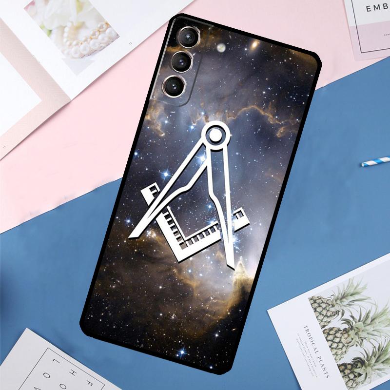 Логотип Символ Масонства Чехол Для Samsung Galaxy S25 Ultra S24 S23 S22 S21 Ultra S9 S10 Plus S23 FE S25 FE Задняя Крышка