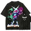 Футболки Deltarune Ralsei с графическим принтом, унисекс, хлопковые