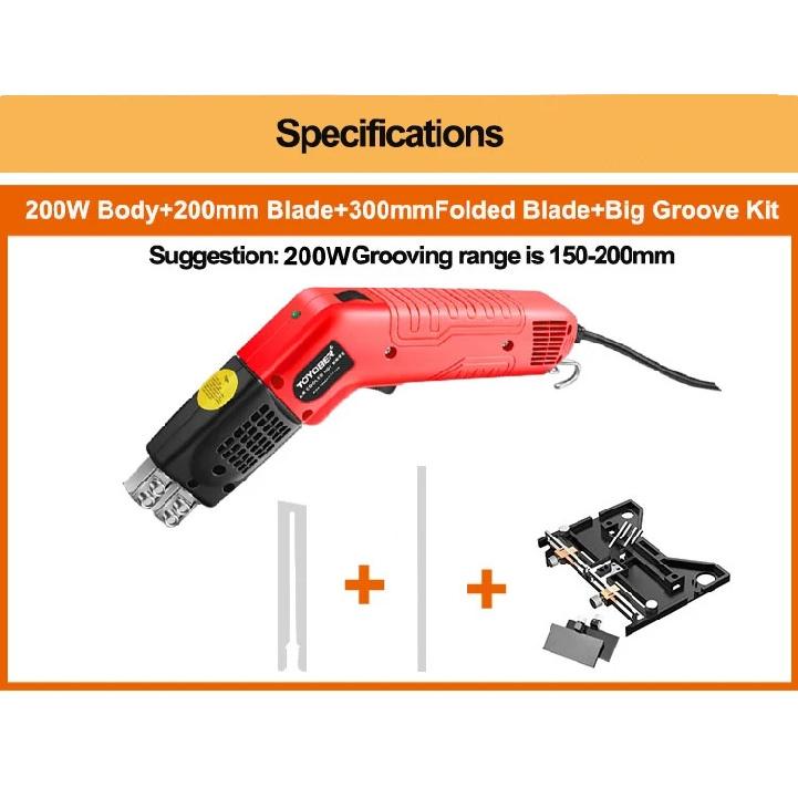Air Cooling Electric Foam Cutting Tool Machine Groove Styrofoam Slotting Plate Carving Foam Heating Knife Polystyrene Hot Knife