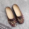Women's Summer Cloth Shoes Mesh Shoes Hollow Non-slip Soft Bottom Middle-aged and Elderly Women's Sandals