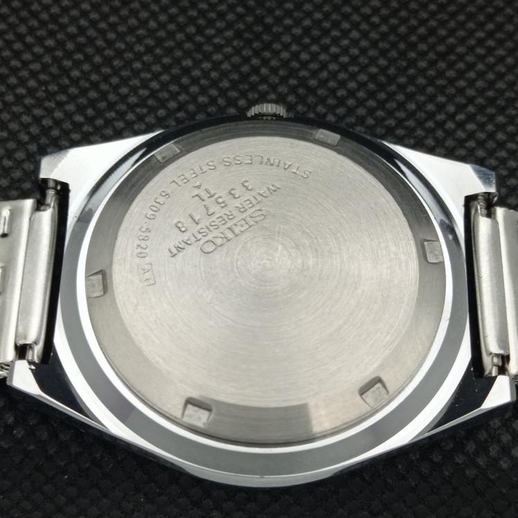 ВОССТАНОВЛЕННЫЕ ВИНТАЖНЫЕ SEIKO 5 AUTO 6309A ЯПОНИЯ МУЖСКИЕ D/D КОРИЧНЕВЫЕ ЧАСЫ 593c-a314867-2